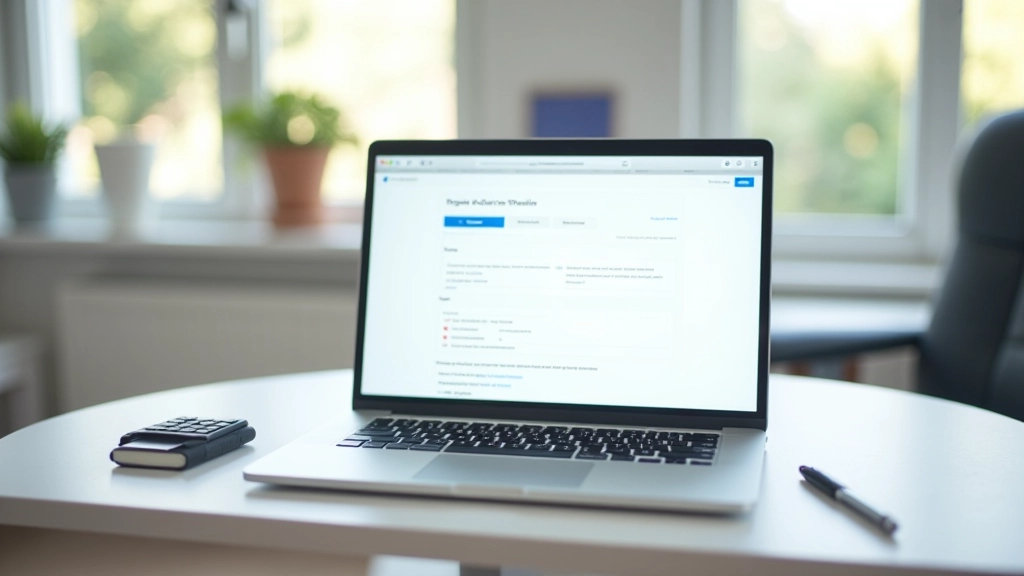 Ordinateur portable ouvert montrant le portail impots.gouv.fr avec formulaire de déclaration