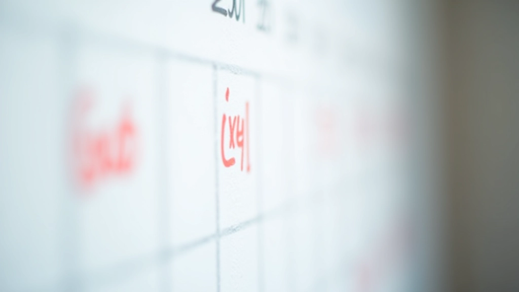 Calendrier mural montrant les différentes dates limites de déclaration d'impôts par département français